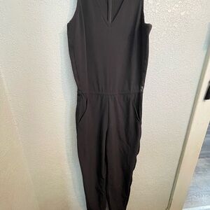 Athleta Black Sleeveless Jumpsuit